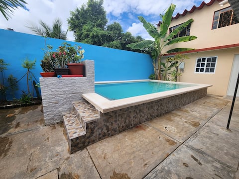 Successful Airbnb property: Apartment #7 with a pool in Supermanzana 83