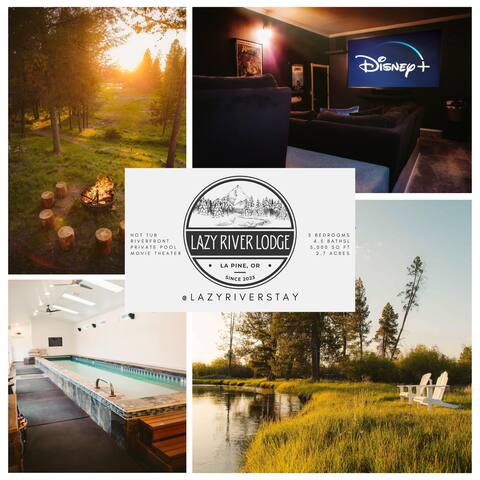 King Bed, Private Pool, Riverfront, Theater & Spa