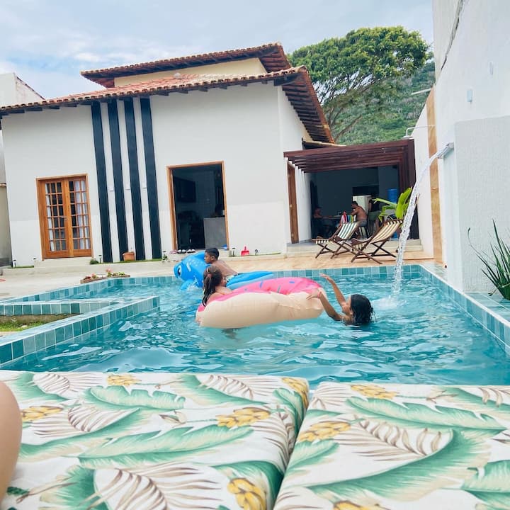 Casa C/piscina P/13 Ideal P Grupos Arraial Do Cabo - Arraial do Cabo