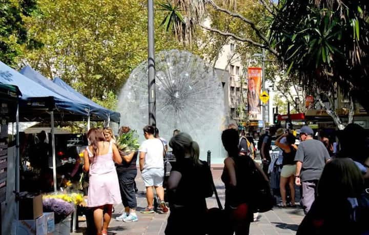 Why not visit the nearby Kings Cross market.