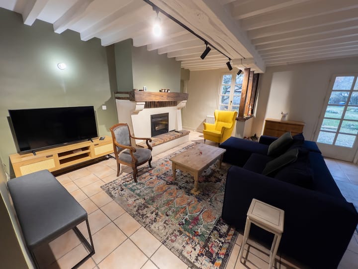 Grand Cottage De Charme, Moins D'1 Heure De Paris - Francia