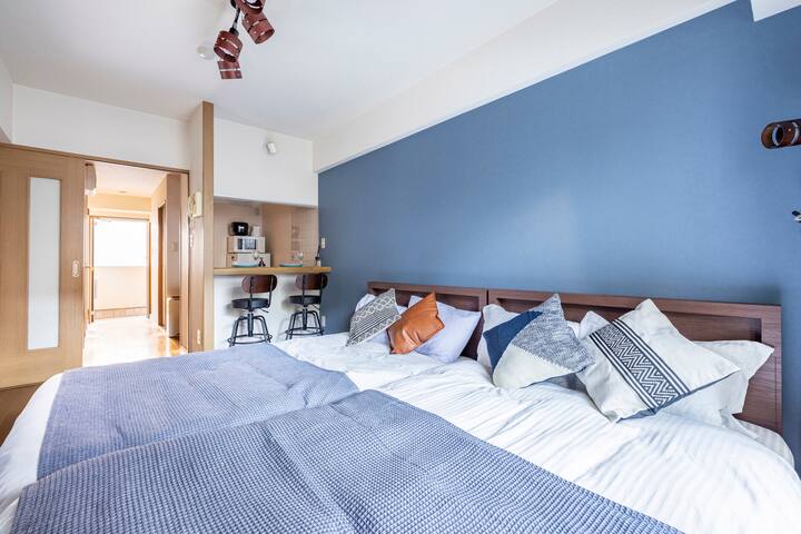 渋谷まで一駅3分！下北沢駅徒歩3分 2room 4ベッド MAX8人 長期滞在歓迎 古着の街 gallery image 4