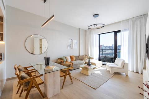 Successful Airbnb property: 2BR with Sea & Pool Views | Port de La Mer in Jumeirah First