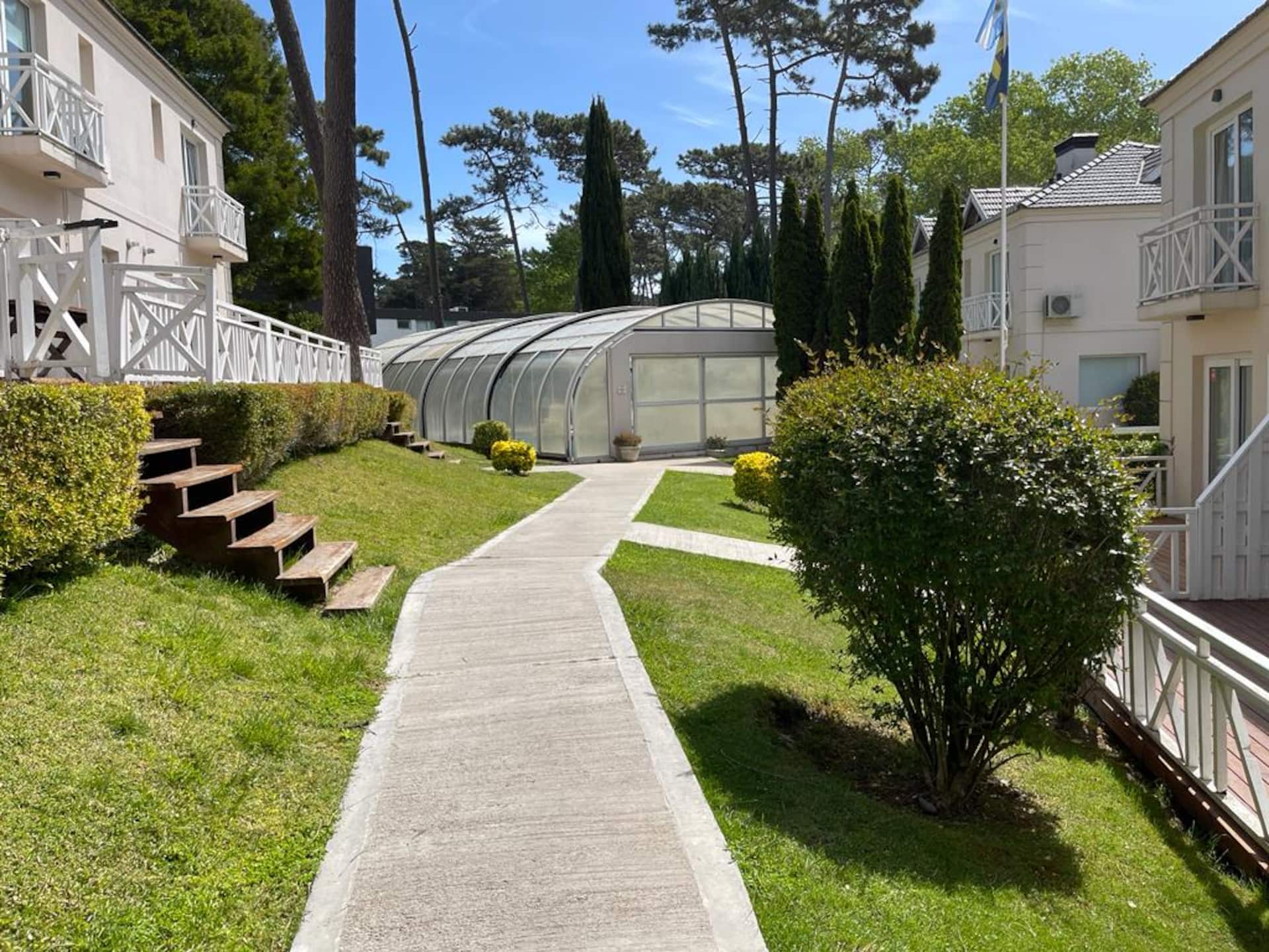 Owner rents her house.