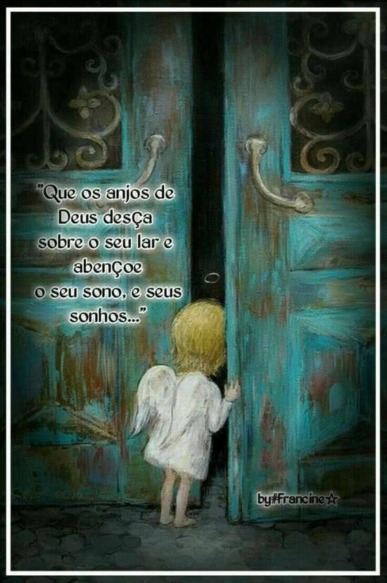 A child with angel wings is seen peeking through a pair of intricately designed blue doors. The doors, adorned with dark hardware, evoke a whimsical and inviting atmosphere. A gentle glow emanates from within, suggesting warmth and comfort.
