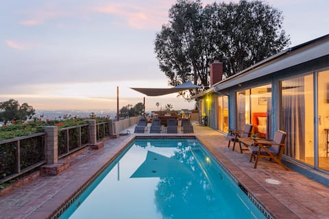 Modern Sunset Home with Outdoor Deck, Pool & BBQ