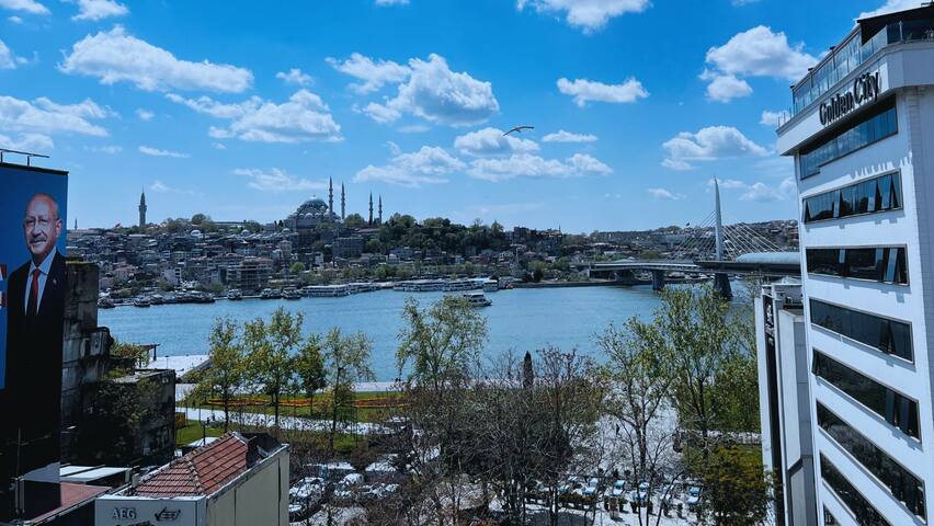 Istanbul Skyline Stay in Karaköy, 4BR, 5AC,Lift