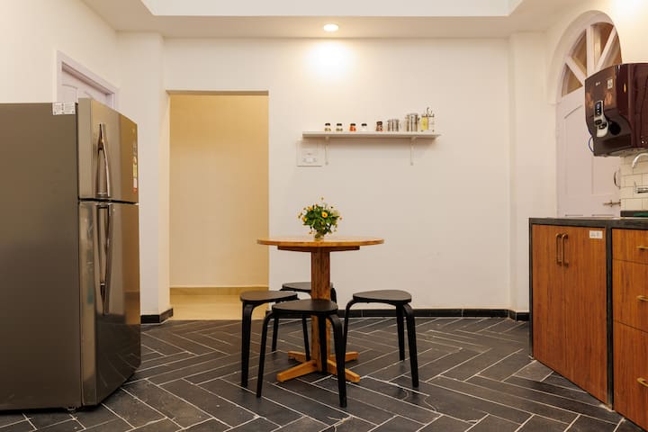 the kitchen table