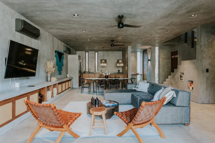 New Luxury Jungle Villa, Priv Pool, Gym & Cowork - Riviera Maya