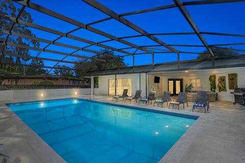 Luxury Ranch 2 Master Kg Bed w/ heated Salted Pool