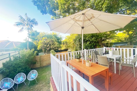 Lovely Garden House+BBQ+ 3XParking+Great Location.
