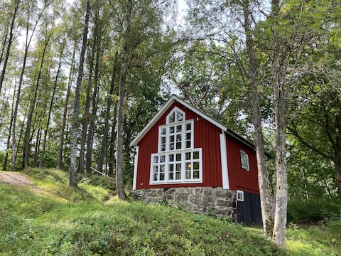 Unique Swedish home by the bathing lake Mien. Close to Åsnen