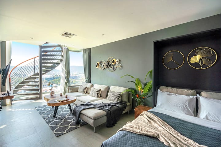 Seaview Penthouse • Private Rooftop Sun Lounge - Patong Beach