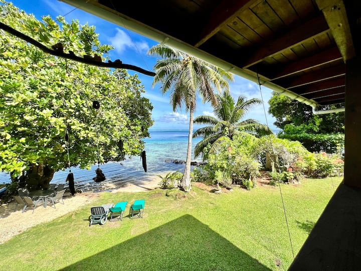 Your Private Paradise on the Sea + Car ~ Fare Hotu