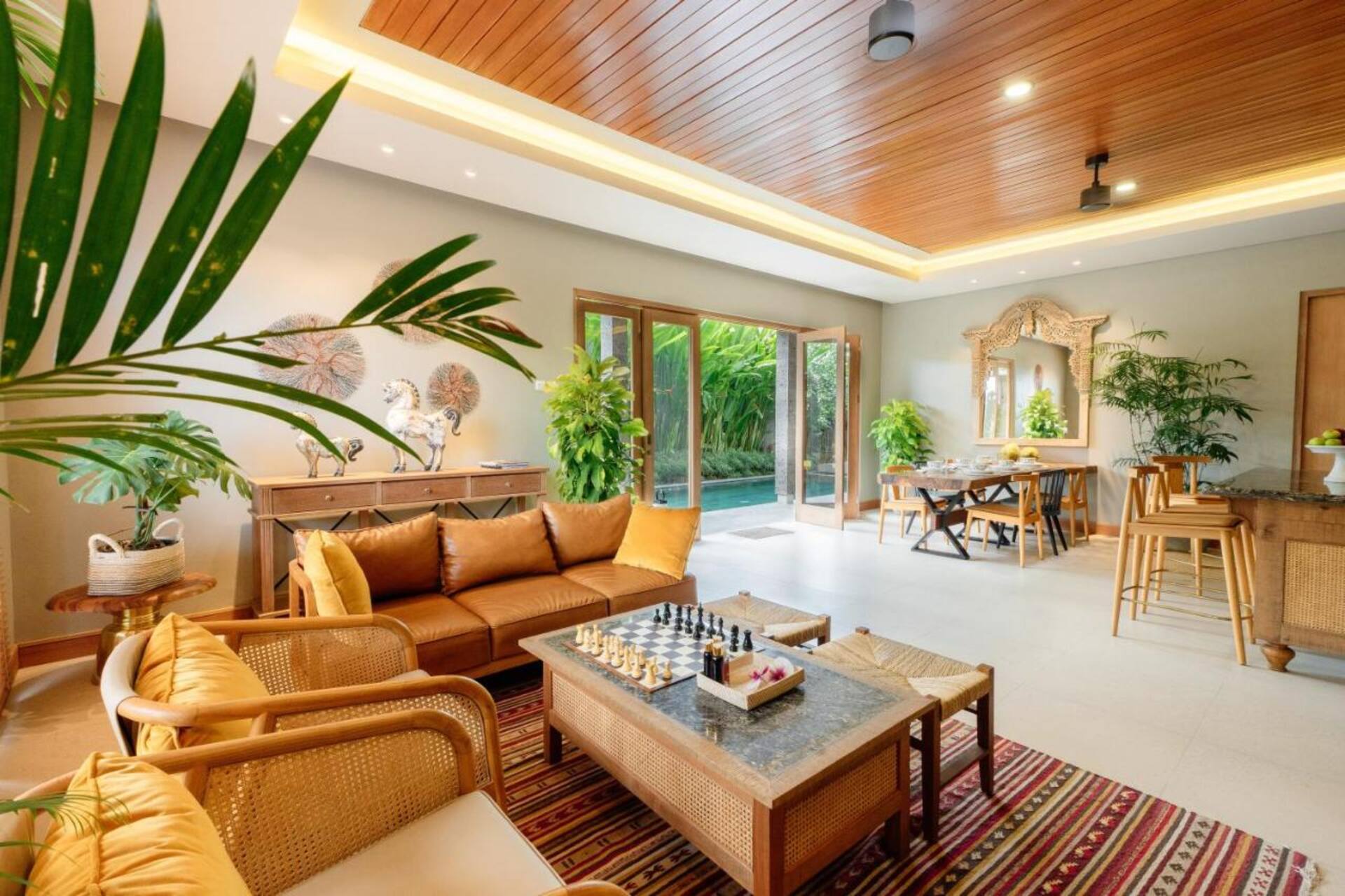 Lush Teakwood Sanctuary 2 Bedroom Private Villa in Canggu 2