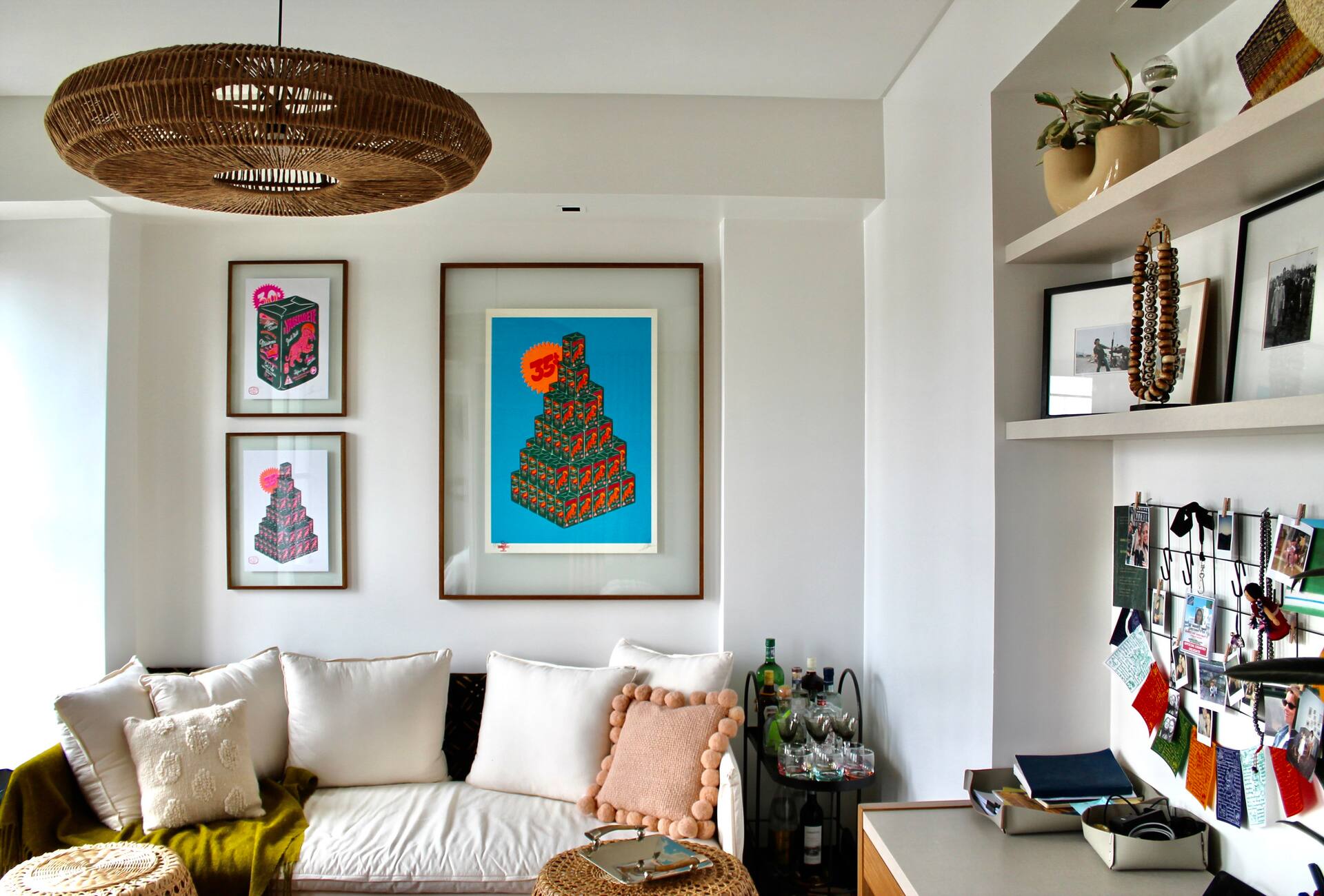 Apartamento mobiliado de 1 quarto em Palermo com varanda
