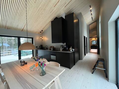 Architect-designed accommodation on Singö