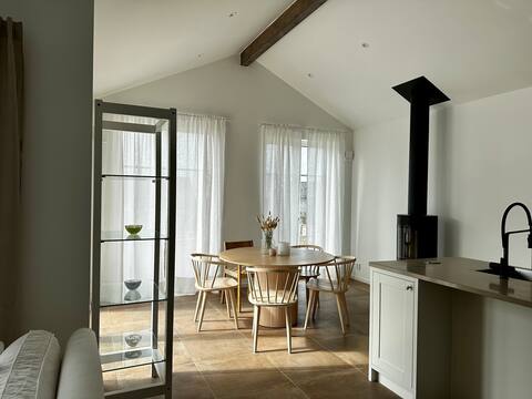 Newly built house close to the sea