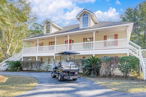 3BDRM Near Old Town; Golf Cart Access & Firepit