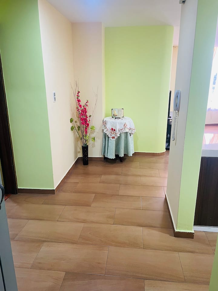 A comfortable apartment is rented