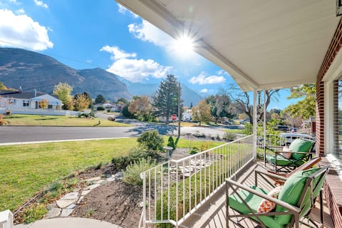 Popular Airbnb listing: Fantastic Location | Mountain Peaks and Patios in Ogden