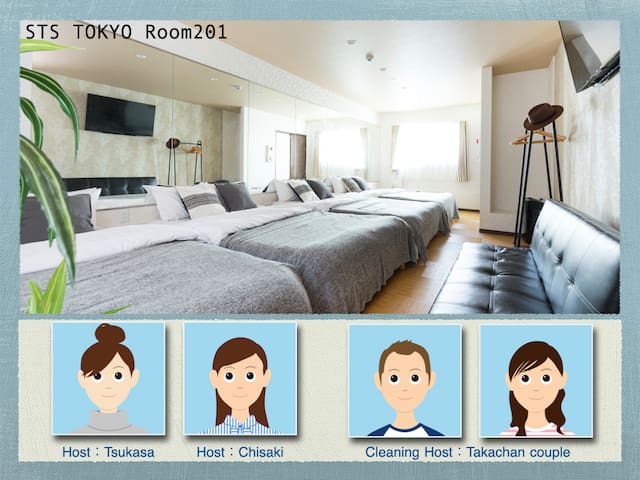 5min walk from the station / group travel