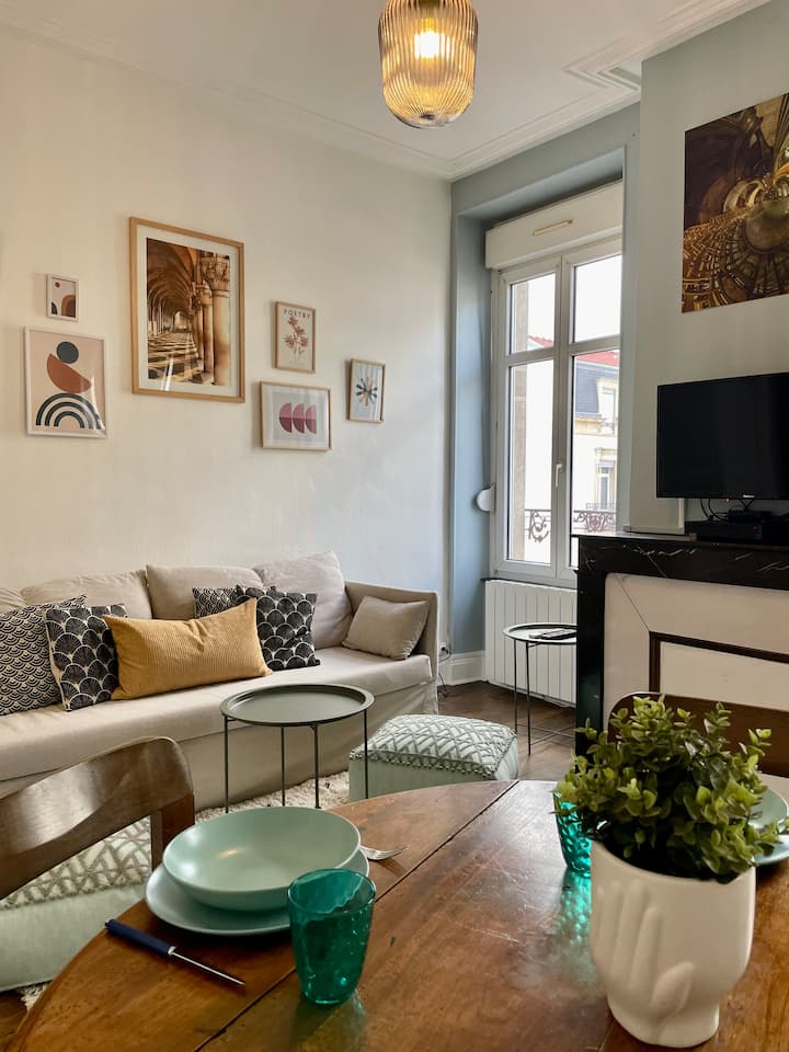 Nancy : Charmant Appartement, Tout éQuipé. - Vandœuvre-lès-Nancy