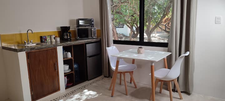 Starlink Wi-fi, Beach 1 Block, King Bed, Air, C6 - Holbox
