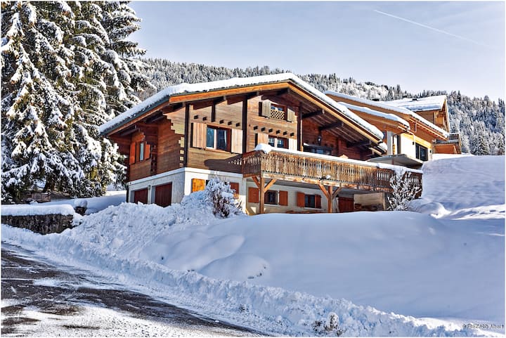 Chalet Individual 8 Personas La Clusaz Distancia De La Estación De Esquí Cret Merle Wifi - La Clusaz