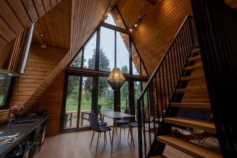 Successful Airbnb property: A Frame Cabin in the Woods, Rupanco Lake in Puerto Octay