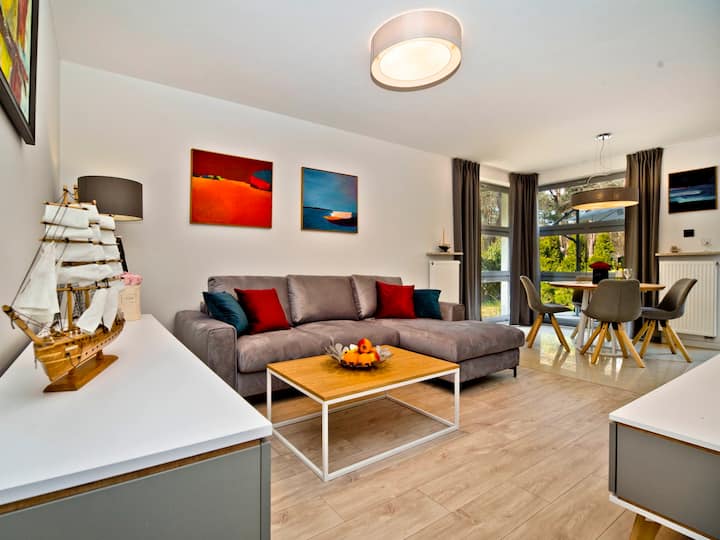 Blueapartpl Klimatyczny Apartament Z Tarasem - Jastarnia