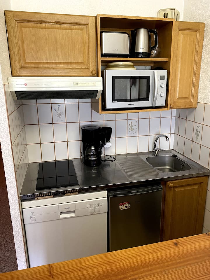 Studio Coin Montagne 4 Personnes. Wifi Illimité. - Bessans