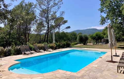 House and cottage with 11m pool in Seillans