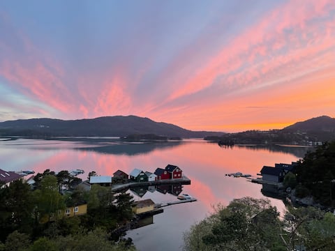 Large house with stunning view