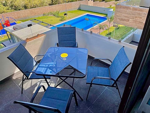 Top performing Airbnb: Santa Fe Staylife Apartment with a Multisport Pool in Atlacholoaya
