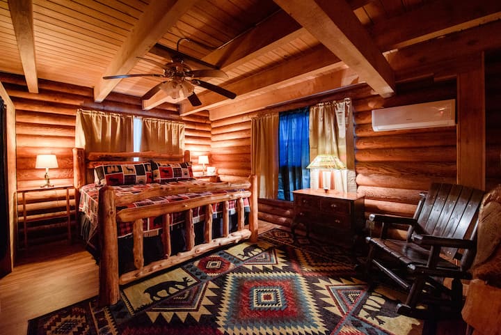 Relaxing atmosphere in the master bedroom