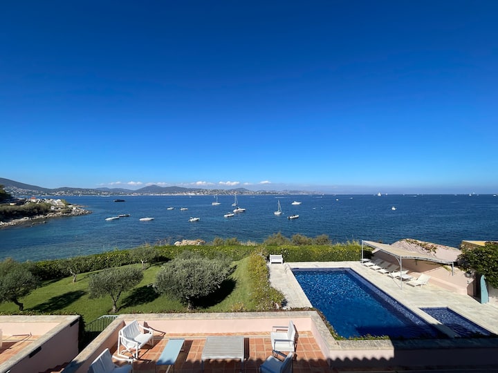 Villa St-tropez Byblos Accès Privé à La Plage