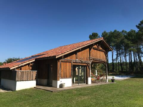 Chalet in the Landes forest