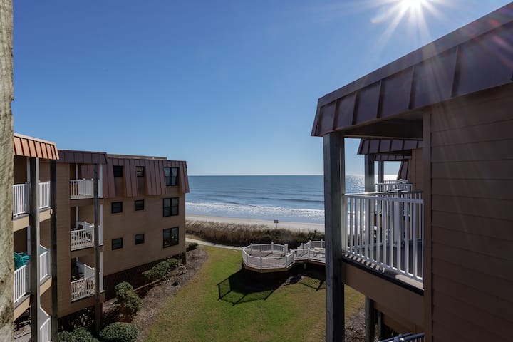 Top-floor Condo W Beach Views - North Topsail Beach, NC