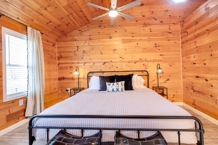 Primary bedroom with King bed