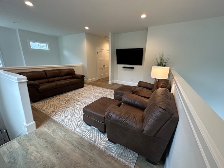 Loft couch pulls out to queen bed
