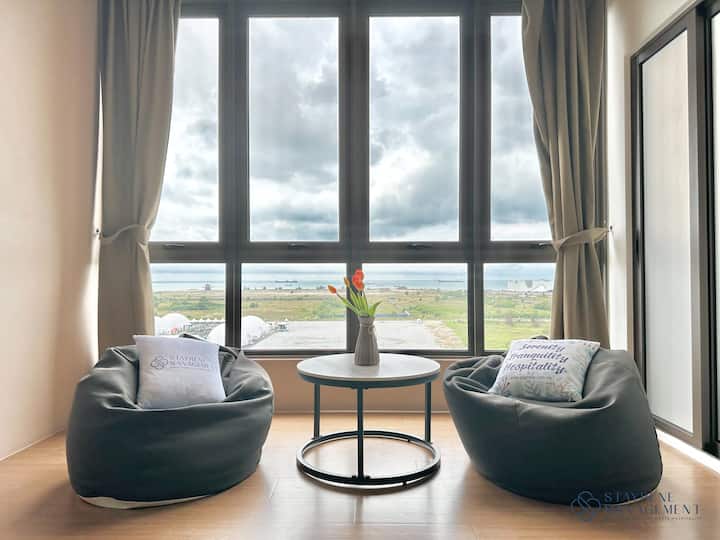11 Enzo•bali Residences/1br 4pax/seaview/melaka - Batu Berendam