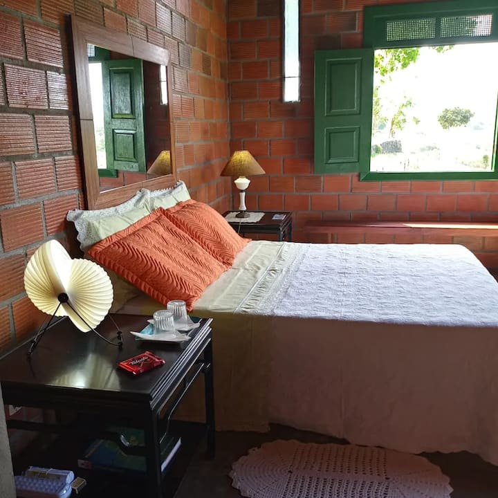 Výhľad na apartmán 3 od vchodu