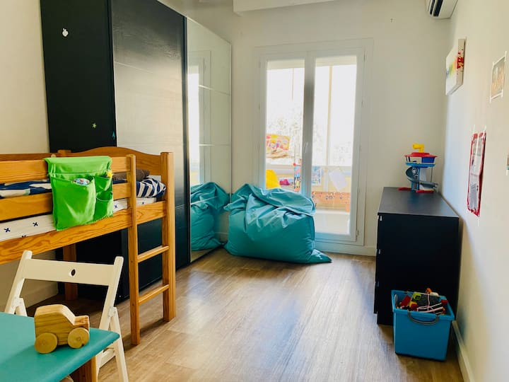 El segundo dormitorio infantil