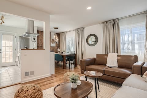 Popular Airbnb listing: Buckhead Village Duplex | Both Units | Events! in Garden Hills