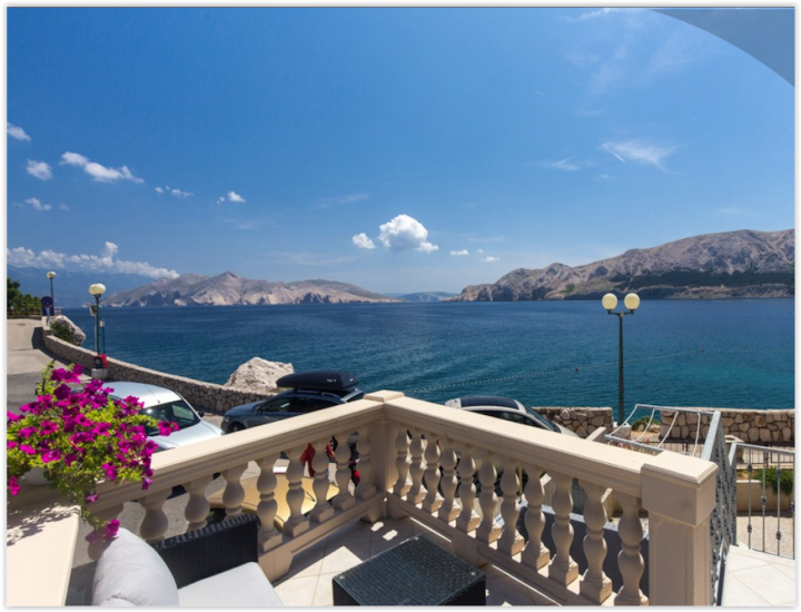 Baška, Studio With Nice Seaview - Baška