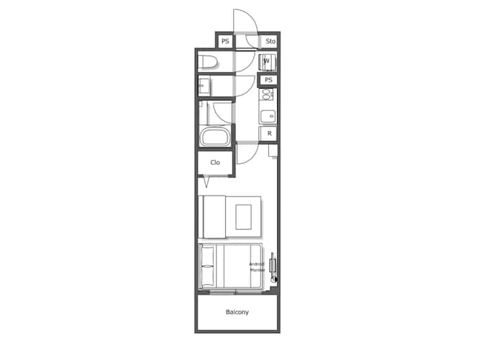 【早稲田駅より徒歩5分】コンビニまで徒歩3分！新宿や渋谷へのアクセスも抜群/kise早i B03 - Shinjuku City