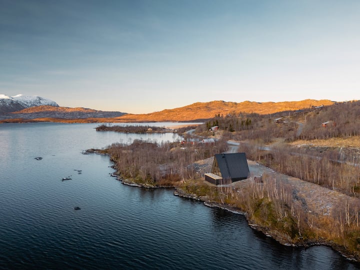 Luxurious A-frame house in a magical location