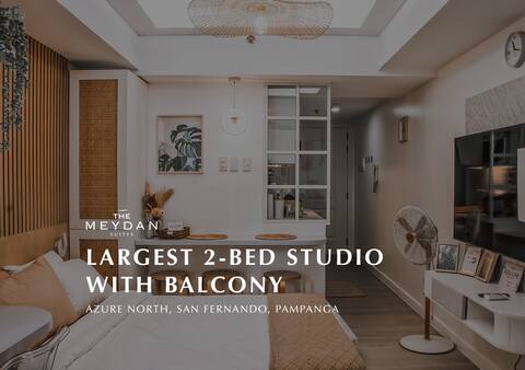 Largest 2-Bed Studio in Azure North, Pampanga