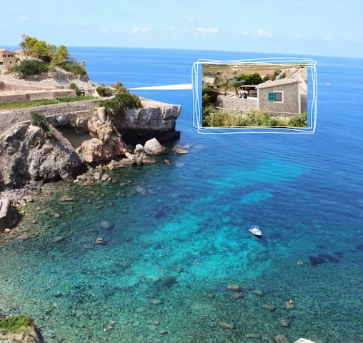 Seafront Home with Vineyard & Direct Beach Access